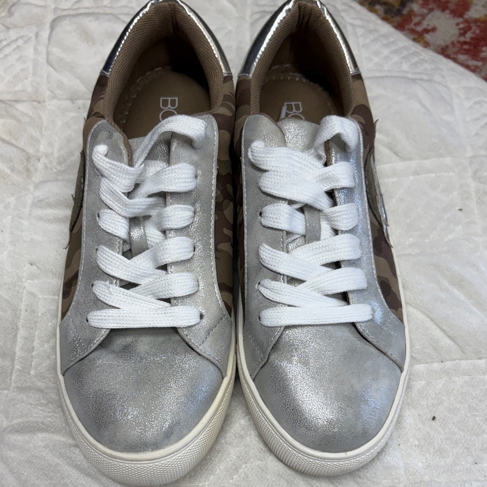 Corkys boutique Stylish Silver and Brown camo Women's Sneakers Unworn
